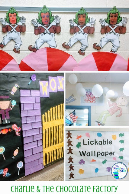 A variety of literacy bulletin board ideas featuring popular children's books such as: Charlie & the Chocolate Factory, The Rainbow Fish, Magic Treehouse, and more! A variety of literacy bulletin board ideas featuring popular children's books such as: Charlie & the Chocolate Factory, The Rainbow Fish, Magic Treehouse, and more!