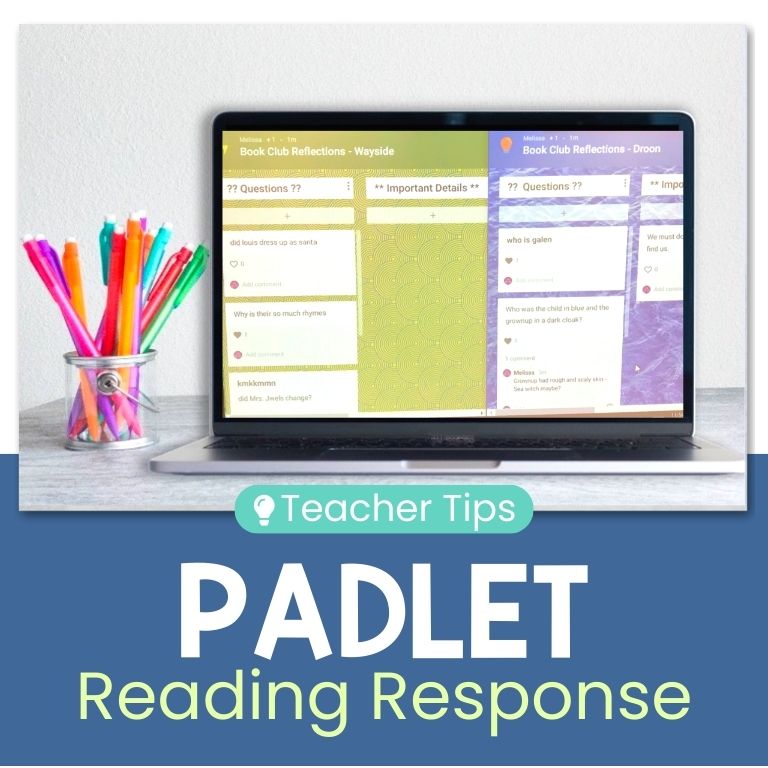 A Reading Response Example with Padlet