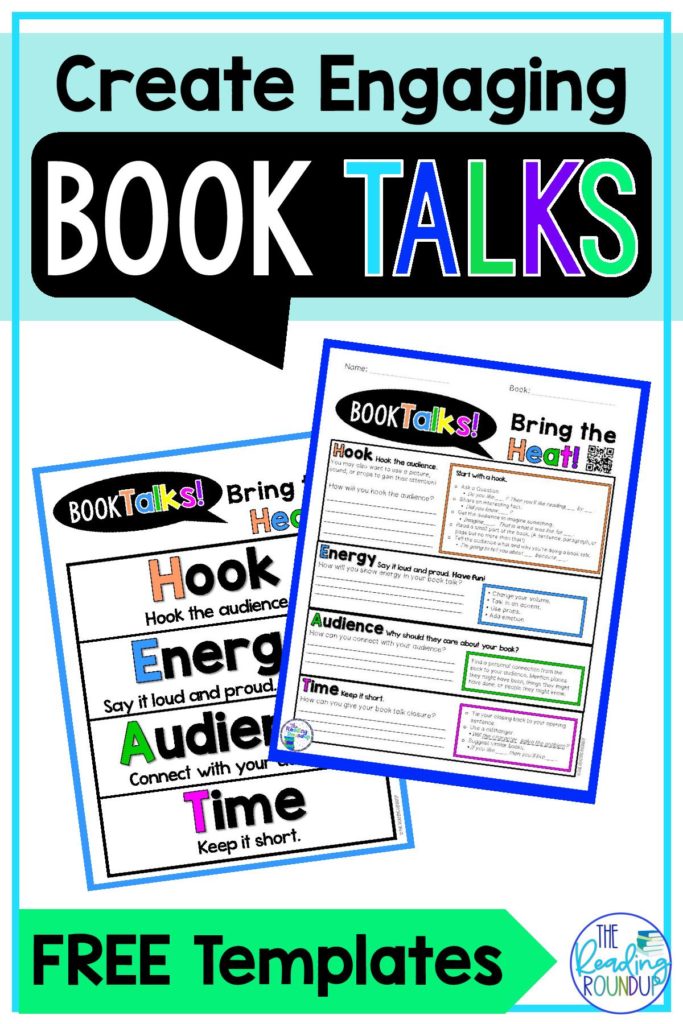 A Free Book Talk Template for More Engaged Readers! The Reading Roundup