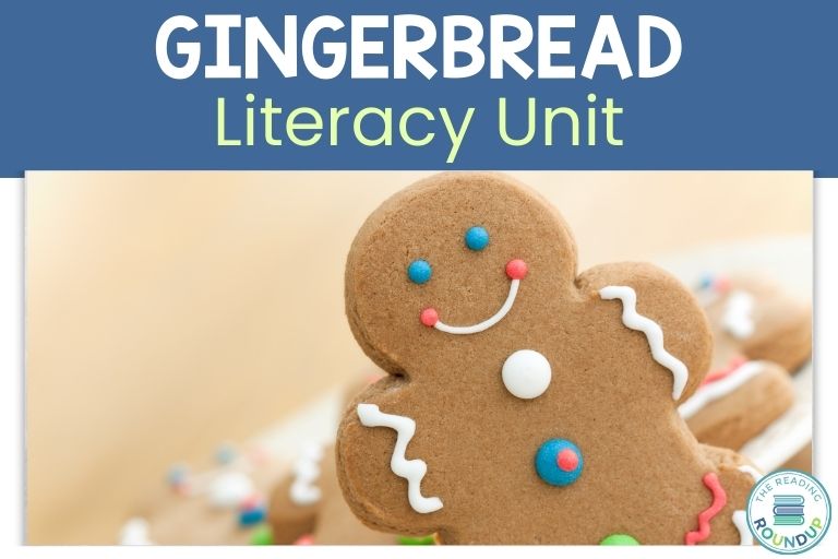 Gingerbread literacy unit title image