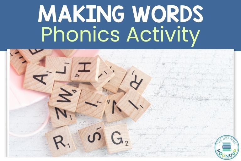 Making Words phonics activity title image