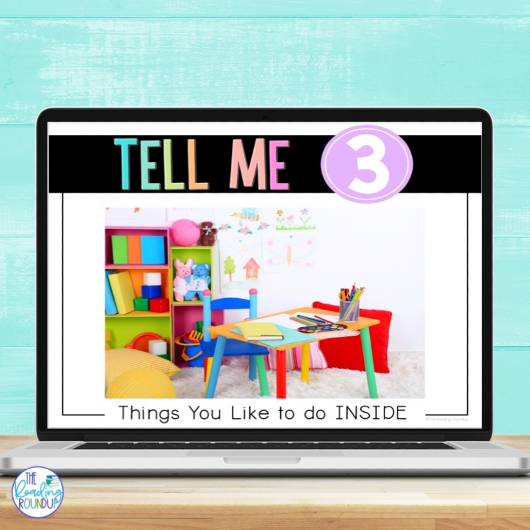 Tell Me 3 Digital Icebreaker Activity