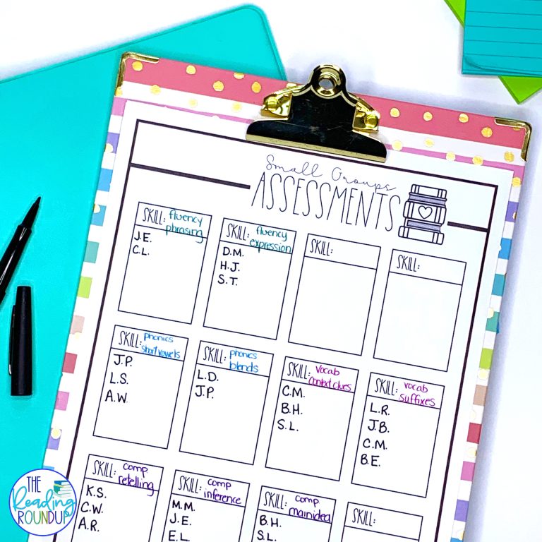 From Chaos to Order: How to Structure a Small Group Schedule that Works 2 Compile data from literacy assessments onto a summary page to form your reading small groups.
