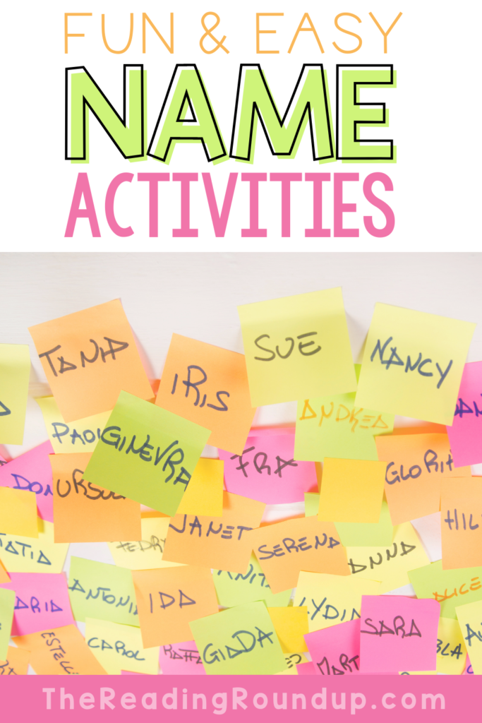 Fun Name Activities That Your Students Will Love - The Reading Roundup