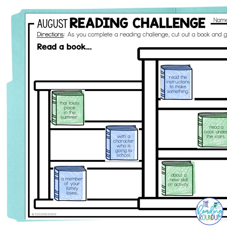 printable reading challenge