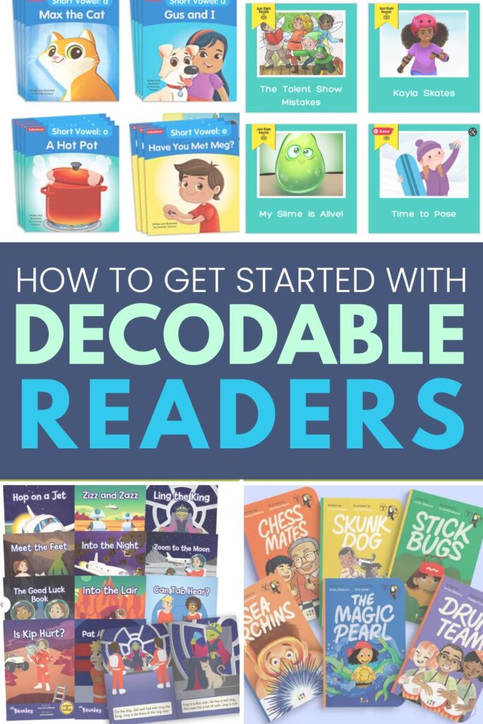 getting started with decodable books
