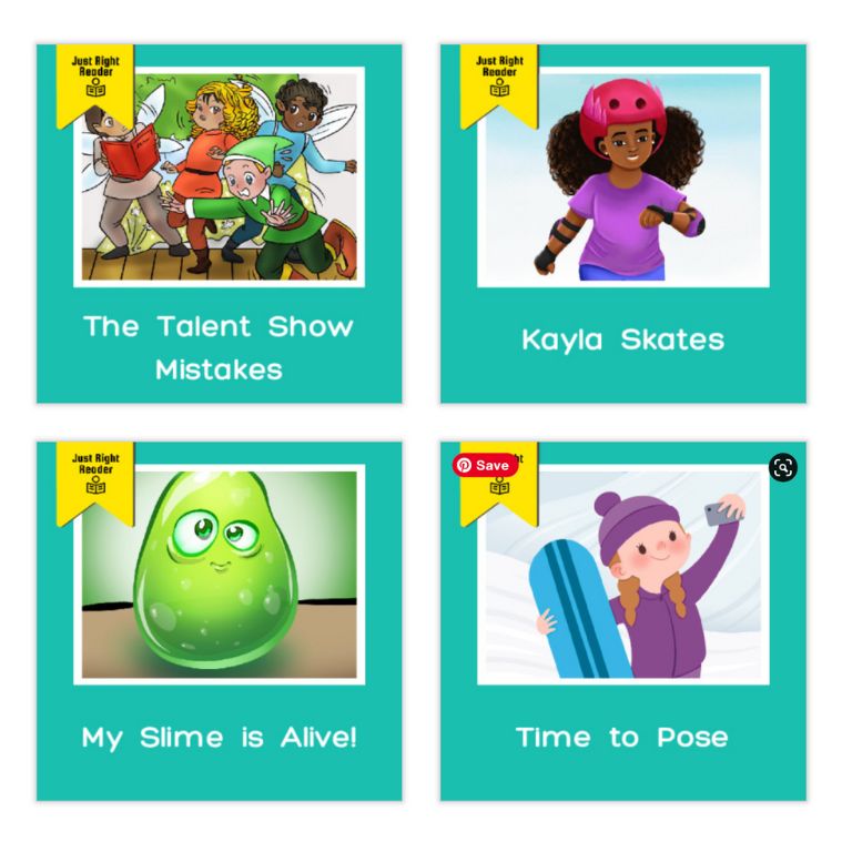 Just Right Reader decodable books