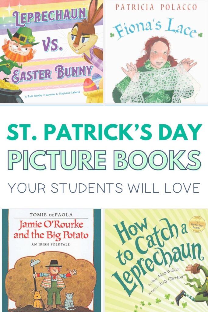 St. Patrick's Day picture books pin