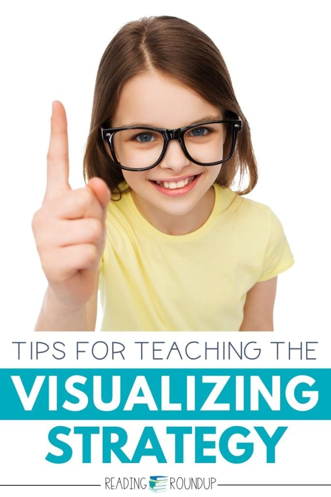 Visualizing Reading Strategy Teaching Tips pin
