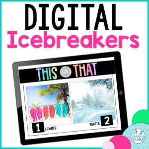 Digital Back to School Ice Breakers