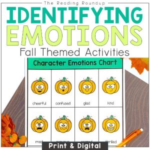 Fall Identifying Character Emotions Activities