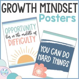 Growth Mindset Posters