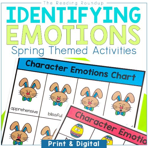 Spring Identifying Character Emotions Activities 1 Spring Identifying Character Emotions Activities