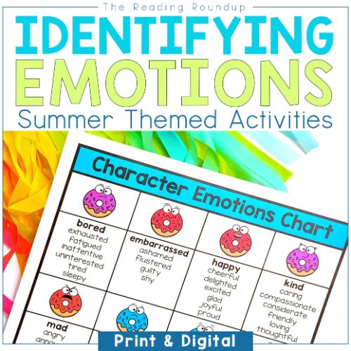 Summer Identifying Character Emotions Activities 1 Summer Identifying Character Emotions Activities