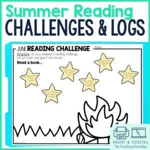 Summer Monthly Independent Reading Challenges