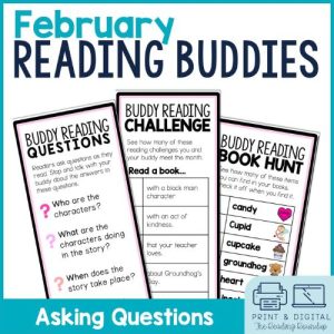 Valentine's Day Reading Buddies Activities for Asking Questions