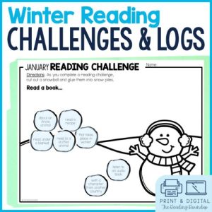 Winter Monthly Independent Reading Challenges