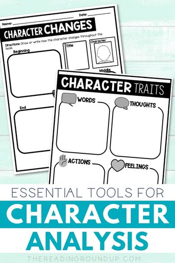 Analyzing Characters Pin